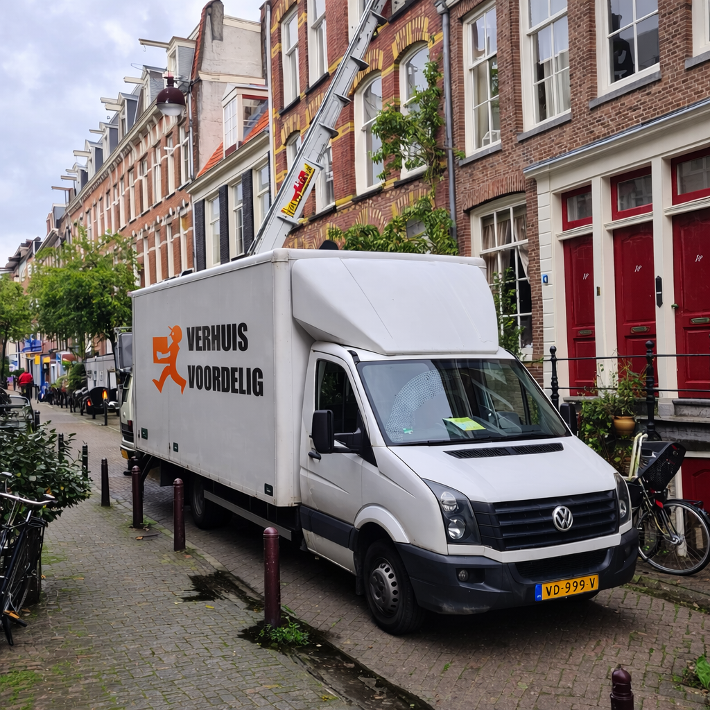 Verhuiswagen van Verhuis Voordelig in Breda